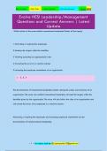 Evolve HESI Leadership&sol;Management Questions and Correct Answers &vert; Latest  Update