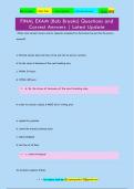 FINAL EXAM &lpar;Bob Brooks&rpar; Questions and  Correct Answers &vert; Latest Update