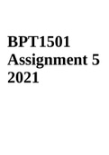 BPT1501 Assignment 5 2021