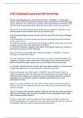 LBO Modeling Exam from Wall Street Prep