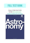 Astronomy 1st Edition Fraknoi Test Bank
