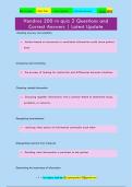 Hondros 200 rn quiz 2 Questions and  Correct Answers &vert; Latest Update