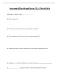 Anatomy & Physiology Chapter 3 Quiz Review