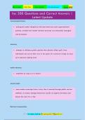 hsc 300 Questions and Correct Answers &vert;  Latest Update