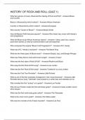 HISTORY OF ROCK AND ROLL &lpar;QUIZ 1&rpar;