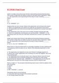 ECON201 Final Exam