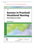 Test Bank for Success in Practical Vocational Nursing 9th Edition by Knecht All Chapters Test Bank for Success in Practical Vocational Nursing 9th Edition by Knecht All Chapters Test Bank for Success in Practical Vocational Nursing 9th Edition by Knecht A