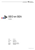 Seo Sea opdracht 1 2 3 