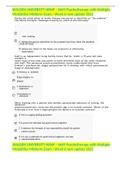  WALDEN UNIVERSITY NRNP &ndash; 6645 Psychotherapy with Multiple Modalities Midterm Exam - Week 6 new update 2022