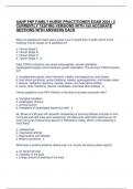 AANP FNP FAMILY NURSE PRACTITIONER EXAM 2024 &vert; 2 CURRENTLY TESTING VERSIONS WITH 150 ACCURATE QESTIONS WITH ANSWERS EACH