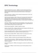 EPIC Terminology questions and answers rated A&plus;2025&sol;2026