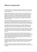 Willow Fundamentals questions and answers rated A&plus;2025&sol;2026