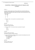 CHAPTER 2&colon; PRESENTING DATA IN TABLES AND CHARTS