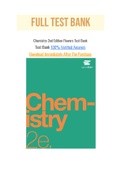 Chemistry 2nd Edition Flowers Test Bank