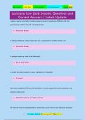 Louisiana Law &lpar;bob brooks&rpar; Questions and  Correct Answers &vert; Latest Update