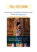 Concise Introduction to World Religions 4th Edition Amore Test Bank