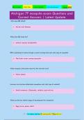 Michigan 7F mosquito exam Questions and  Correct Answers &vert; Latest Update