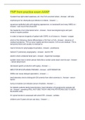 FNP from practice exam AANP Questions And Answers 2022