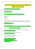 AAFP Family Medicine Board Q-Bank &lpar;785Q&rpar; with 100&percnt; Correct Answers