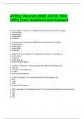 ATSEp NavAids &lpar;DME&comma; DVOR&comma; SBS&comma; OBN&rpar; Exam Questions and Answers