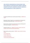 HESI LPN&sol;PN FUNDAMENTALS EXAM NEWEST 2024  WITH COMPLETE QUESTIONS AND CORRECT VERIFIED  ANSWERS &lpar;DETAILED ANSWERS&rpar; ALREADY GRADED A&plus;  100&percnt; GUARANTEED TO PASS CONCEPTS&excl;&excl;&excl; 