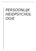 samenvatting persoonlijkheidspsychologie