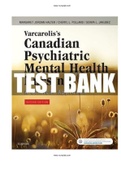 Varcarolis’s Canadian Psychiatric Mental Health Nursing A Clinical Approach 2nd Edition Test Bank ISBN-13: 9781771721400 |COMPLETE TEST BANK | Guide A+.  