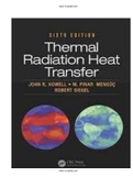 Thermal Radiation Heat Transfer 6th Edition Howell Solutions Manual |Guide A+