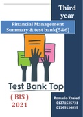 summary and test bank chapter 5.6
