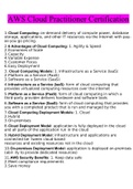 AWS&colon; Cloud Practitioner Certification