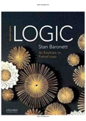 Logic 4th Edition Baronett Test Bank