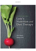 Lutz’s Nutrition and Diet Therapy 7th Edition Mazur Litch Test Bank