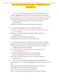 2022 RN HESI EXIT EXAM &ndash; VERSION 1 &lpar;V1&rpar;  GRADED A