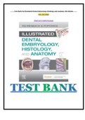 (Complete)Test Bank For Illustrated Dental Embryology Histology and Anatomy 5th Edition| Complete| Latest| All Chapters|