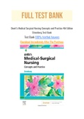 Dewit&rsquo;s Medical Surgical Nursing Concepts and Practice 4th Edition Stromberg Test Bank