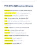 PTCB EXAM 2022 Questions and Answers&comma; Graded A&plus; Latest 2022