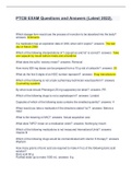 PTCB EXAM Questions and Answers &lpar;Latest 2022&rpar;&period;