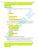 NUR 2032C exam one care man evolve questions and answers Best Rated A&plus; Guaranteed Success Latest Update 2022