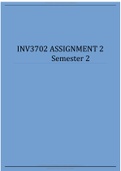 INV3702 Assignment 2 Semester 2 2022