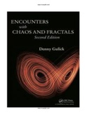 Encounters with Chaos and Fractals 2nd Edition Gulick Solutions Manual