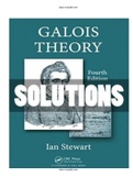 Galois Theory 4th Edition Stewart Solutions Manual |Guide A+