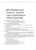 BEST FINDINGS Case Study 76 – Systemic Lupus Erythematosus Patient Case Study