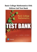 Basic College Mathematics 10th Edition Lial Test Bank