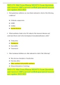 MSN 571 Mid Term Pharm MSN571 Exam Questions and Answers 100&percnt;correct&sol;verified guaranteed success new update 2022&sol;2023
