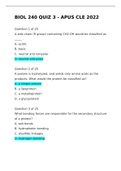 BIOL 240 QUIZ 3 - APUS CLE 2022 AMU