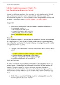 NR 302 Health Assessment I Unit 4 Pre-test Questions and Answers Latest,100% CORRECT
