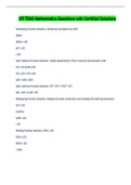 ATI TEAS Mathematics Questions with Certified Solutions
