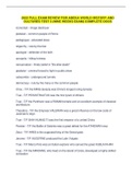 2022 FULL EXAM REVIEW FOR ABEKA WORLD HISTORY AND CULTURES TEST 3 &lpar;NINE WEEKS EXAM&rpar; COMPLETE DOCS