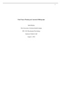 Final Project Planning and Annotated Bibliography Template (COMPLETE)