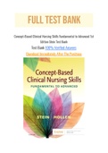 Concept-Based Clinical Nursing Skills Fundamental to Advanced 1st Edition Stein Test Bank